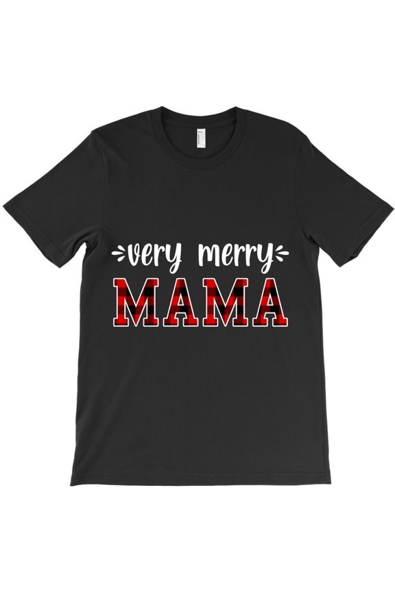 Very Merry Mama Merry Christmas Family Pajamas Themed Loving and - Trending Now G28203 Unisex T-Shirt, Up to Size 5XL