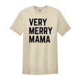 thumbnail image 1 of Very Merry Mama Shirt, Mama Christmas T-Shirt, Christmas 2024 Tee, Christmas Family Match, 1 of 1