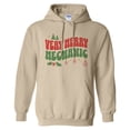 thumbnail image 1 of Very Merry Mechanic Hoodie Sweatshirt Unisex 4X-Large Sand, 1 of 5