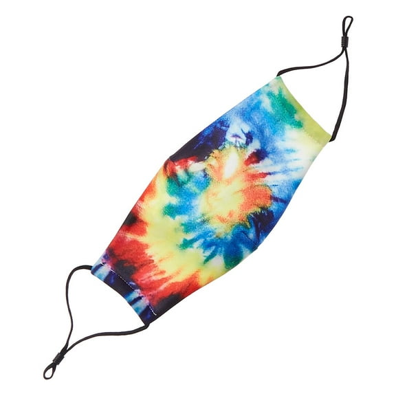 Very Moda Tie-Dye Cloth Face Mask, os, Yellow