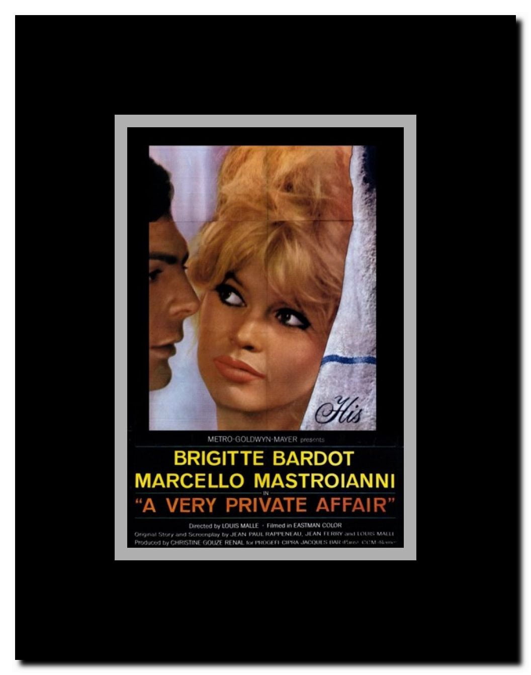 Very Private Affair Framed Movie Poster