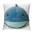 thumbnail image 1 of Very Soft Blue Whale Shark Hugging Pillow Plush Doll Fish Plush Toy Stuffed Animals, 1 of 5