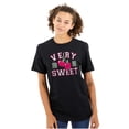 thumbnail image 1 of Very Sweet 90s Varsity Cherries Women's Graphic T Shirt Tees Brisco Brands S, 1 of 5