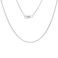 thumbnail image 1 of Very Thin Sterling Silver 0.9mm Snake Chain Necklace for Women and Men Nickel Free Italy 24 inch, 1 of 2