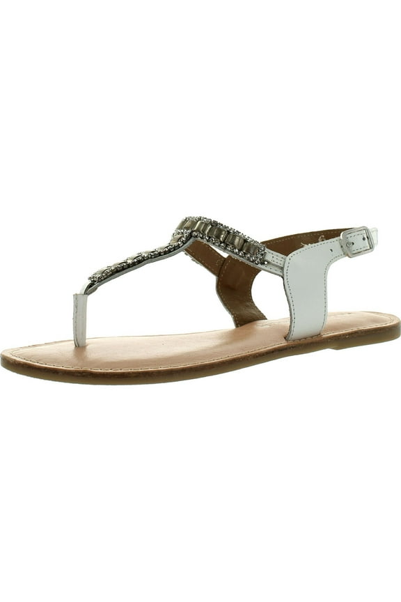 Womens Iced Out Dress Sandals