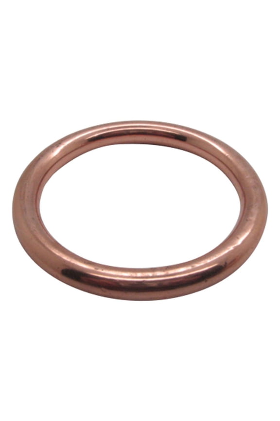 Very heavy Solid Copper Bangle Bracelet #888 - 3/8 of an inch wide, 9.5mm Will fit Men & Women with a 7 to 7 3/4 inch wrist.