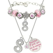 VeryMerryMakering Pink 8th Bday Gifts for Girls, Jewelry & Bracelet