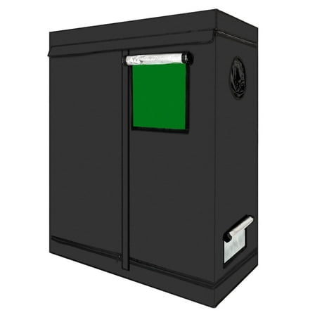 Veryke 47.24” x 23.62” x 59.06” PEVA Plant Growing Tent with Window Eco-Friendly Design