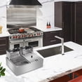 thumbnail image 1 of Veryke 5000W 12L Stainless Steel Double Cylinder Electric Deep Fryer, Home/Commercial Kitchen Countertop Fryer, 1 of 3