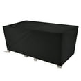 thumbnail image 1 of Veryke 66" L x 37" W x 27" H Rectangular Patio Furniture Cover for Outdoor Table Lounge Sofa, Waterproof Anti-UV Black, 1 of 7