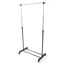 Mainstays Adjustable 2 Tier Rolling Garment Rack Adjustable Design Walmart