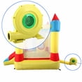 thumbnail image 1 of Veryke Air Blower Pump, Air Mattress Pump, Electric Air Pump, Pump Fan Commercial Inflatable Bouncer Blower, Bounce House Blower for Inflatable Bounce House Bouncy Castle, Yellow (450 Watt 0.6HP), 1 of 6