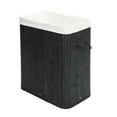 thumbnail image 1 of Veryke Flip Type Bamboo Folding Laundry Hamper, Black, 1 of 3