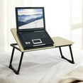 thumbnail image 1 of Veryke Foldable Laptop Desk, Adjustable Portable Mini Table - Black, 1 of 9