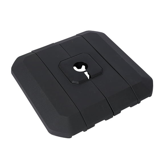 Veryke Offset Umbrella Base Plastic, Water and Sand Filled Umbrella Base Black