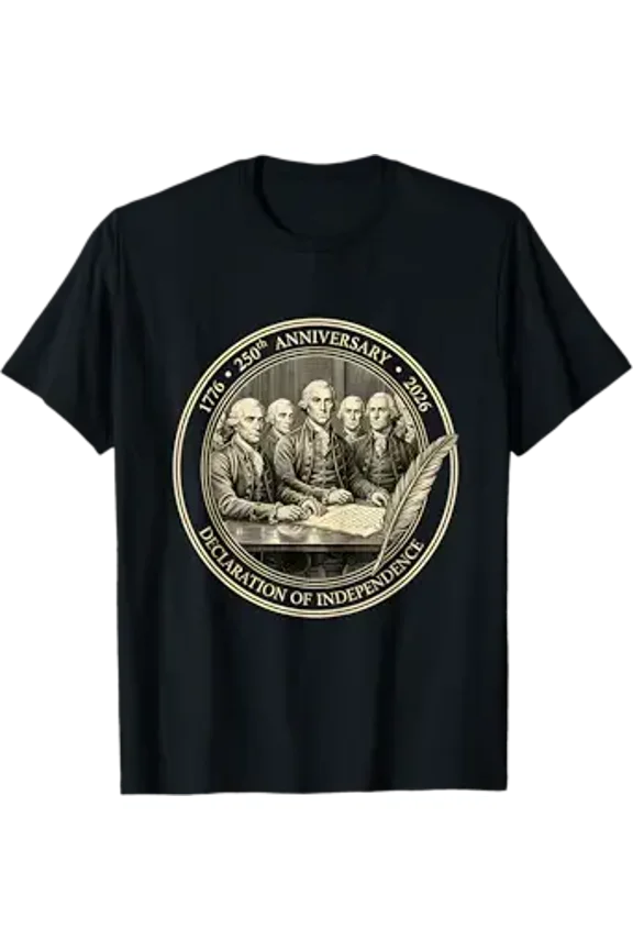 Vesco 250 Years Declaration of Independence 1776 2026 T-Shirt