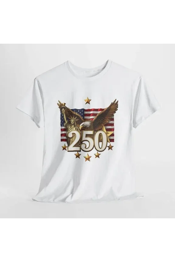 Vesco 250Th Anniversary T-Shirt Usa Eagle Flag Liberty Bell Military