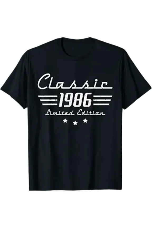 Vesco 40 Year Old Gifts Men Vintage Classic Car 1986 40th Birthday T-Shirt