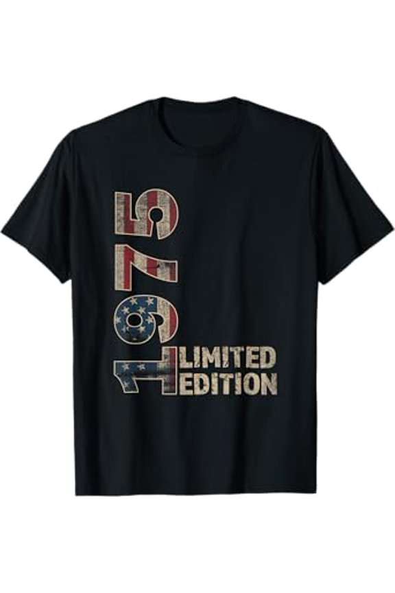 Vesco 49th Birthday Gift men Vintage born 1975 turning 49 Year Old T-Shirt