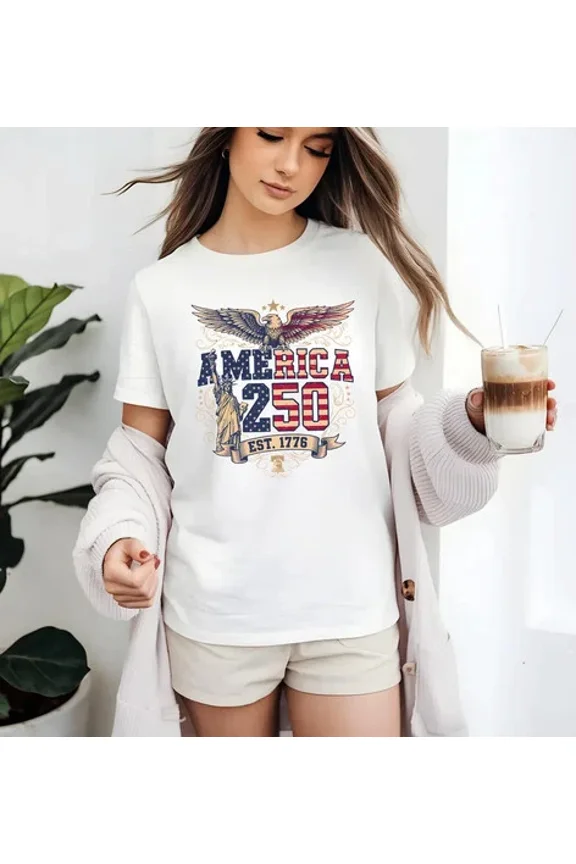 Vesco America 250 Est 1776 Usa Eagle 250Th Anniversary T-Shirt