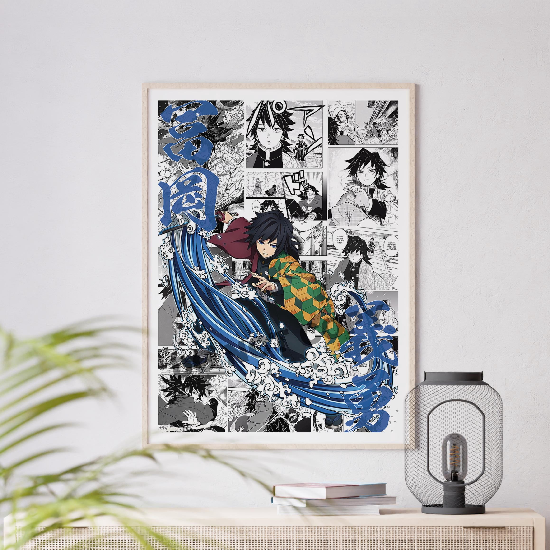 Vesco Anime Manga Poster - - Curated Manga Panels - Wall Art - Hashira