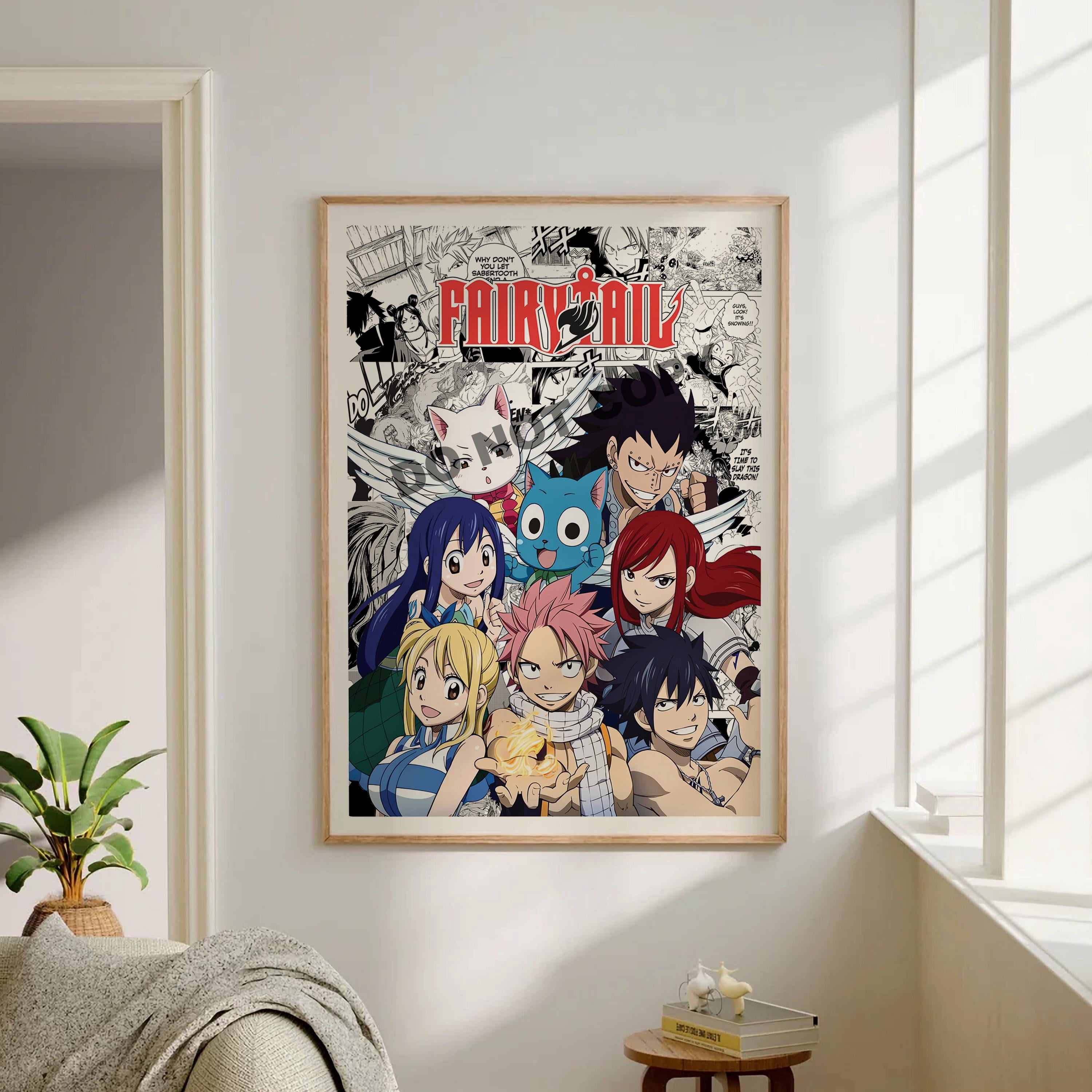Vesco Anime Manga Poster - Fairytail -Anime Wall Decor - High Quality