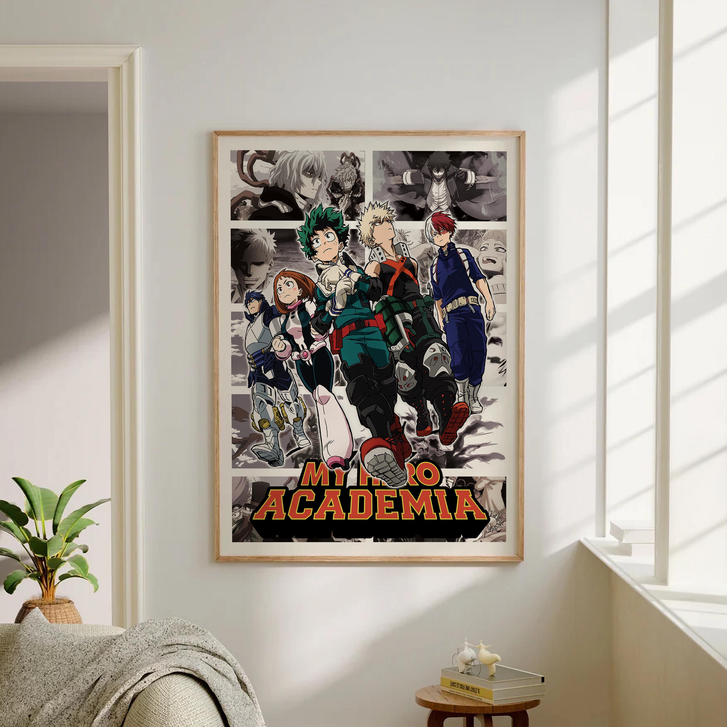 Vesco Anime Manga Poster - My Hero - Anime Wall Decor - High Quality