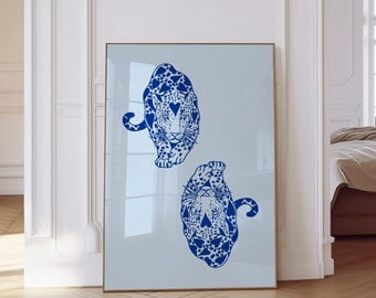 chef was cute aesthetic kitchen print retro wall art... Vesco Chef Was Cute Aesthetic Kitchen Print Retro Wall Art Blue, 16x24 ...