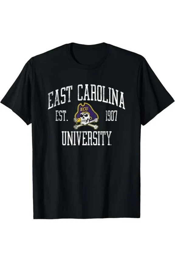 Vesco East Carolina Pirates Distressed Formal T-Shirt