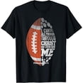 thumbnail image 1 of Vesco I Can Do All Things Through Christ Football Christ Jesus T-Shirt, 1 of 2