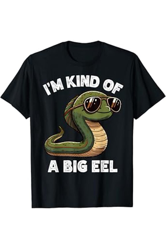 Vesco I'm Kind of A Big Eel Pun Boys Kids Beach Summer Aquarium T-Shirt