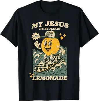 Vesco Lemonade Surf Life Gave Me Some Lemons Christian T-Shirt