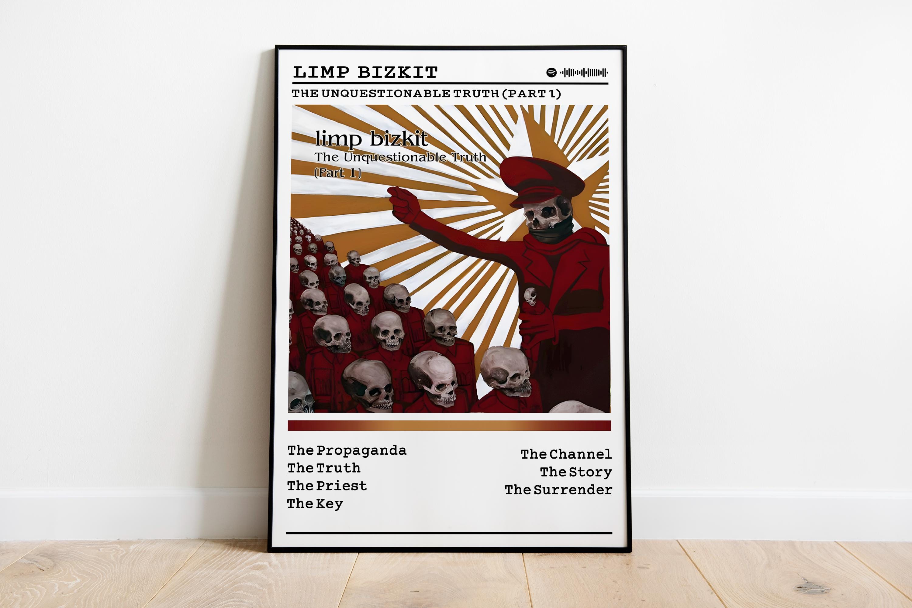 Vesco Limp Bizkit Album Poster: The Unquestionable Truth Pt. 1, Rock ...