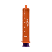 Vesco Medical ENFit Amber Syringes 60ml - Pack of 1