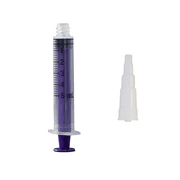 Vesco Medical ENFit Syringe 5ml with ENFit Transition Connector Tips - Pack of 30
