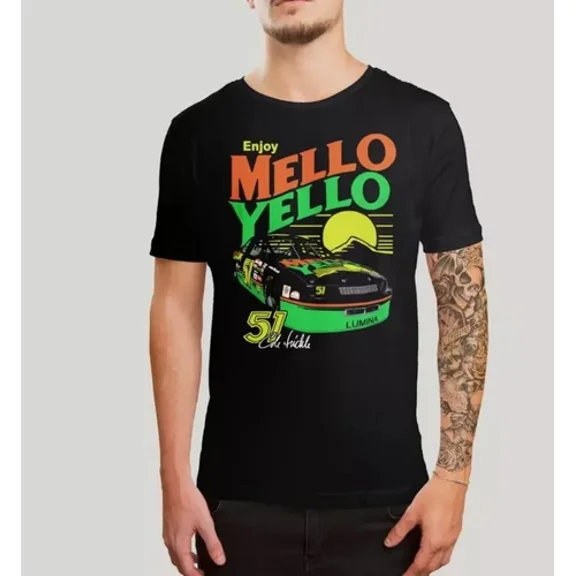Vesco Mello Yello Racing T-Shirt, Race Car, Days Of Thunder, Nascar Tee, Car Racing 90