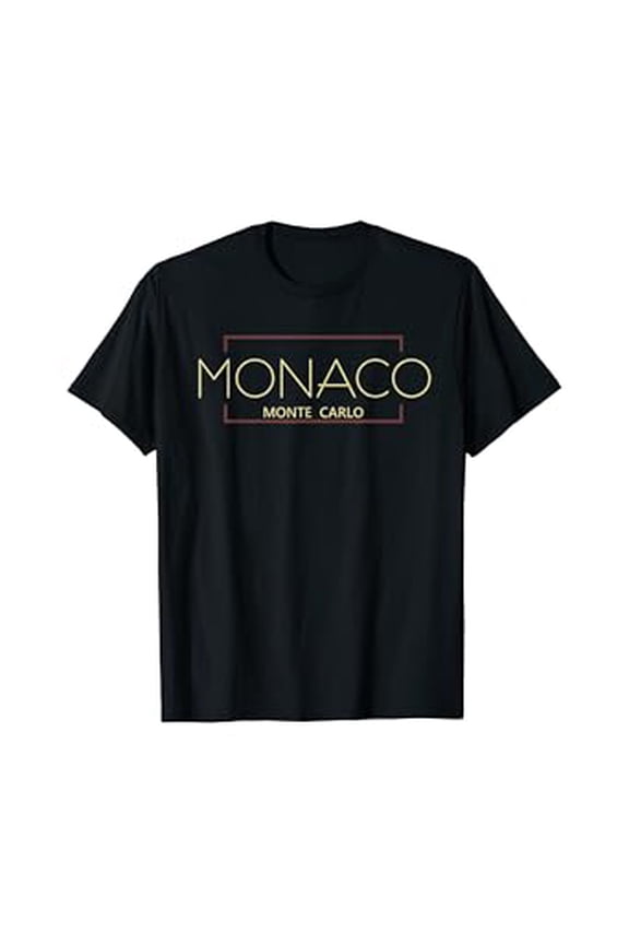 Vesco Monaco Monte Carlo Minimalist Modern T-Shirt