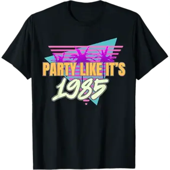 Vesco Party Like It's 1985 Retro 80s Party T-Shirt