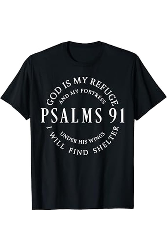 Vesco Psalms 91 Christian Blessed, Christ Jesus T-Shirt
