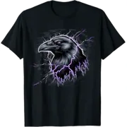 Vesco Raven Tshirt Men Women Purple Animal School Sport Fan T-Shirt