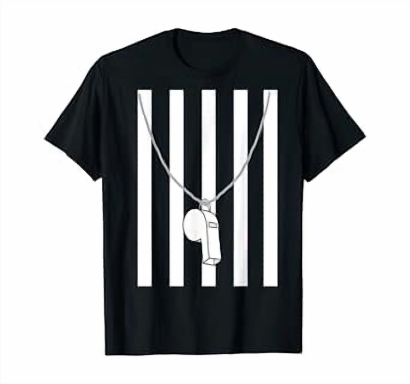 Vesco Referee Costume Ref Whistle Refereeing Sport Worker T-Shirt