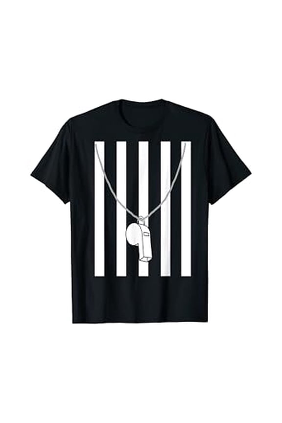 Vesco Referee Costume Ref Whistle Refereeing Sport Worker T-Shirt