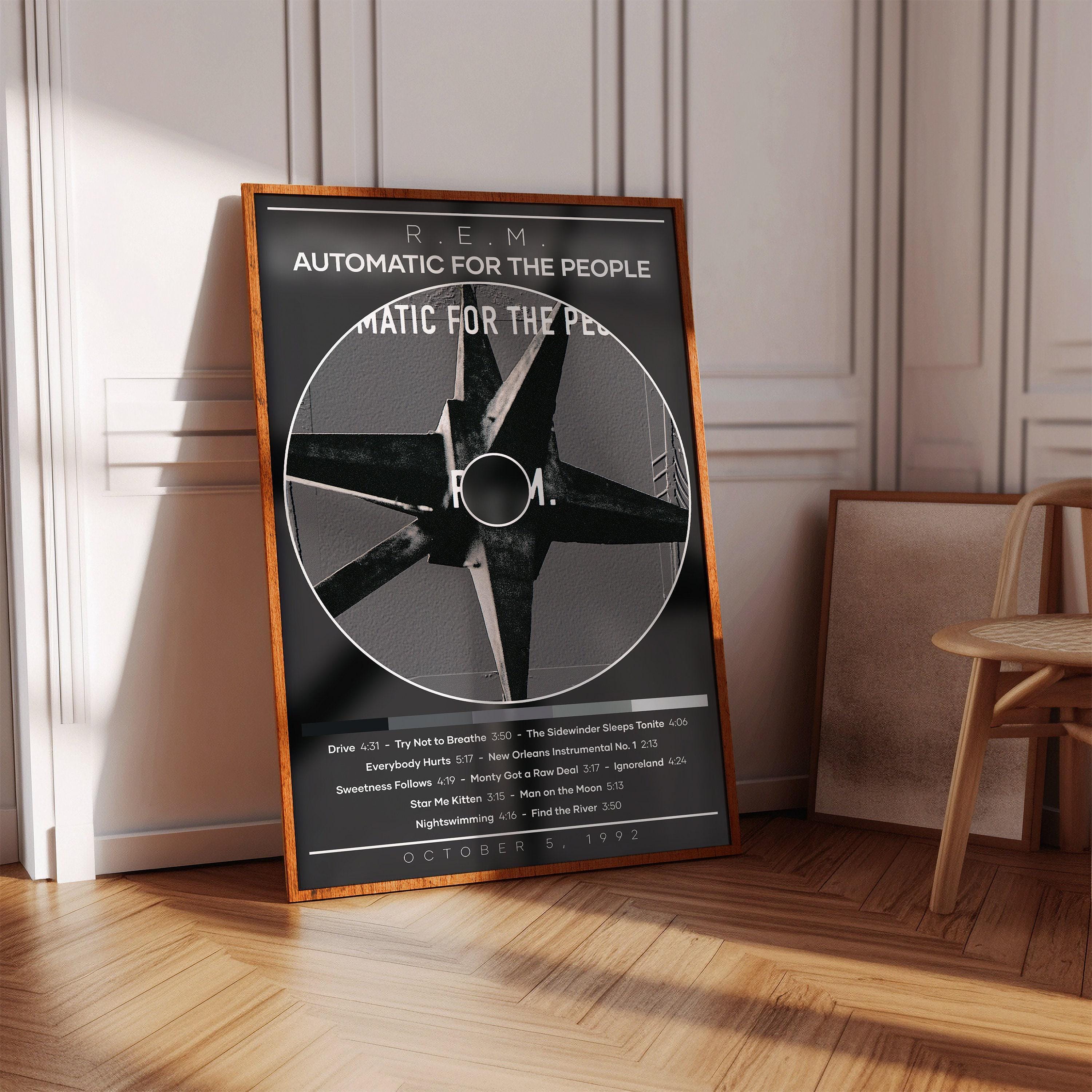 Vesco Rem Poster - Automatic For The People Poster - Album Poster Print ...