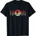 thumbnail image 1 of Vesco Retro Heartbeat Ice Hockey Sport Lifeline Vintage T-Shirt, 1 of 2