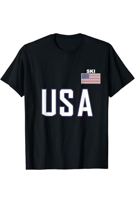 Vesco USA Flag Skiing Team T-Shirt