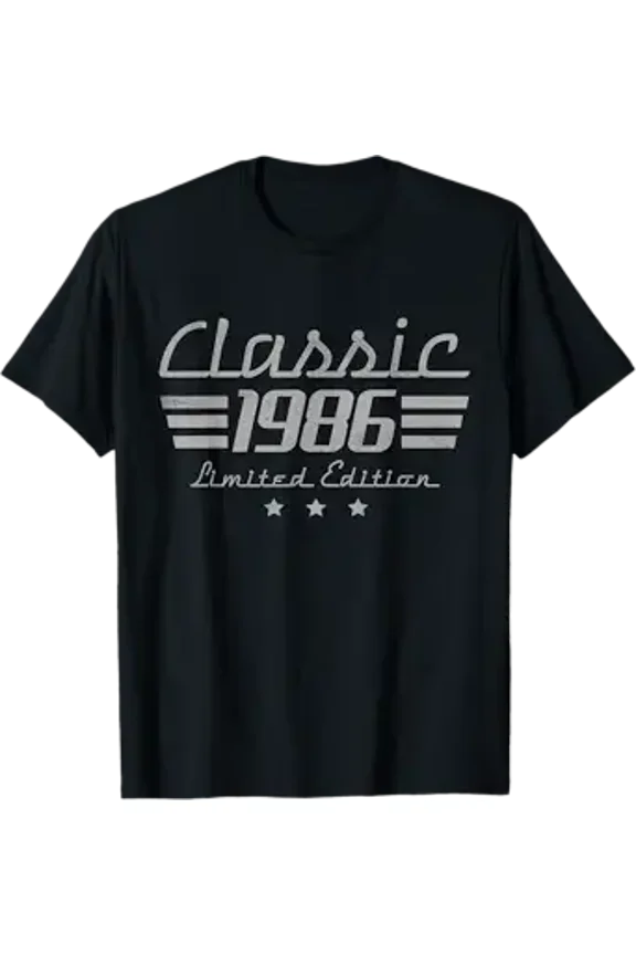 Vesco Vintage 1986 Classic Car 40 Year Old Gifts Men 40th Birthday T-Shirt