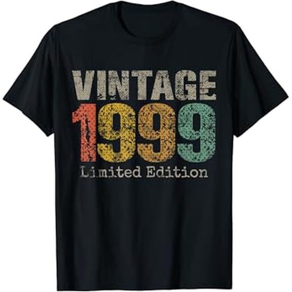 Vesco Vintage 1999 Edition 22nd Birthday 22 Year Old T-Shirt