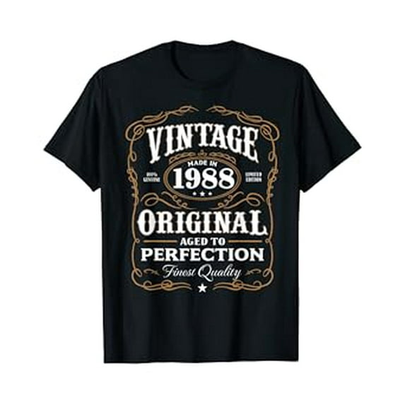 Vesco Vintage Made In 1988 T-Shirt 30th Birthday Gift