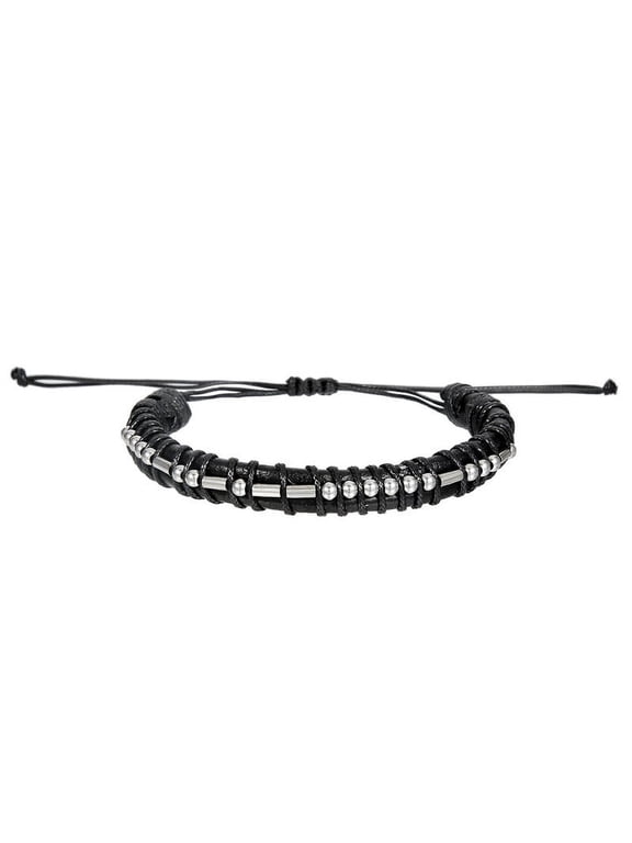 Veshon Inspirational Gifts for Men Morse Code Bracelets Mens Bracelets Birthday Annivesary Gifts Graduation Leather Jewelry