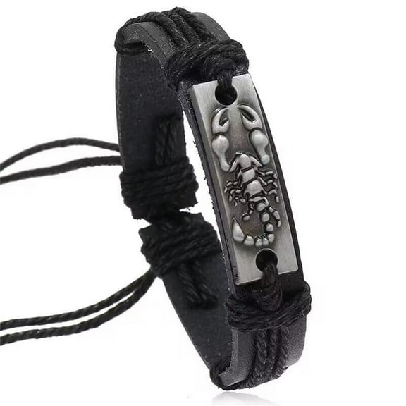 Veshon Leather Bracelets For Men, Teens and Boys, Perfect for Spiritual, Inspirational, Anxiety, and Sobriety Gifts